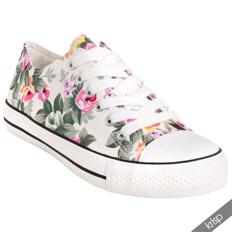 floral sneakers for women.